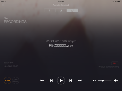 Screenshot #5 pour iRoar Remote Assistant