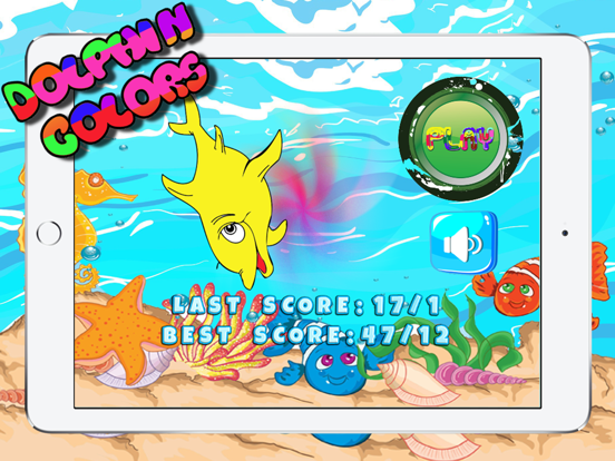 Screenshot #5 pour kindergarten color games & jeux de couleur dauphin