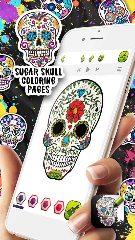 Sugar Skull Coloring Pages - 1.0 - (iOS)