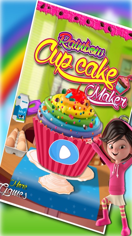 DIY Colorful Rainbow Cupcake Maker - Make & Bake Cupcakes With Bakery Chef