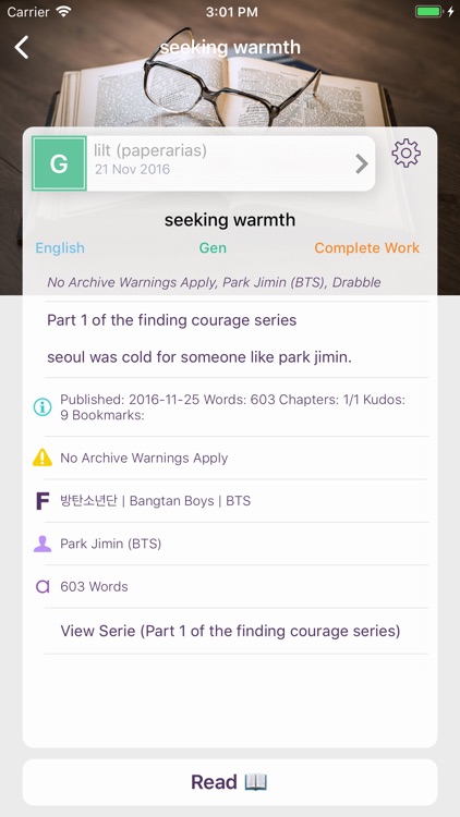 Fanfic Pocket Library Reader