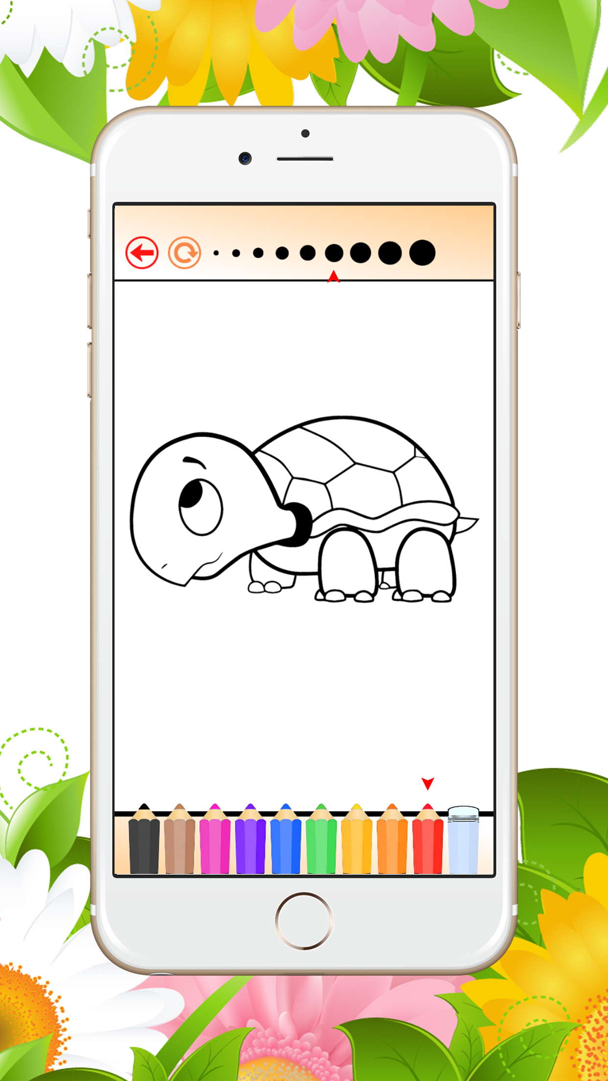 Reptile Coloring Book Paint iguana,turtle and more