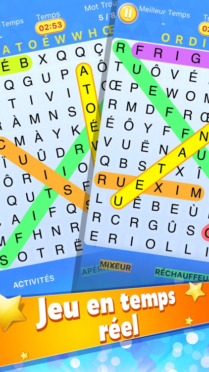 Recherche De Mot - Mots mêlés,Jeu de lettres