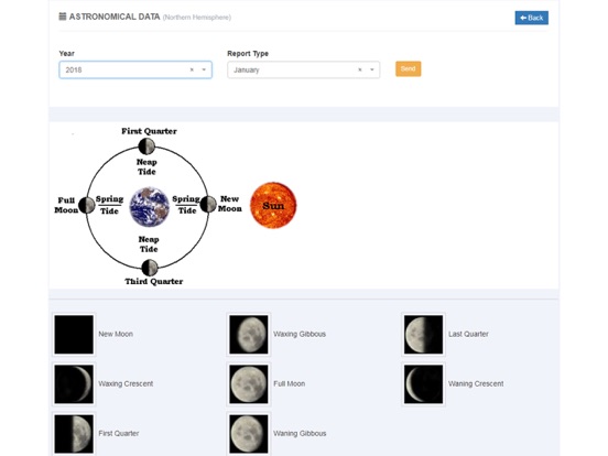 Screenshot #4 pour Moon Phases U.S.A.