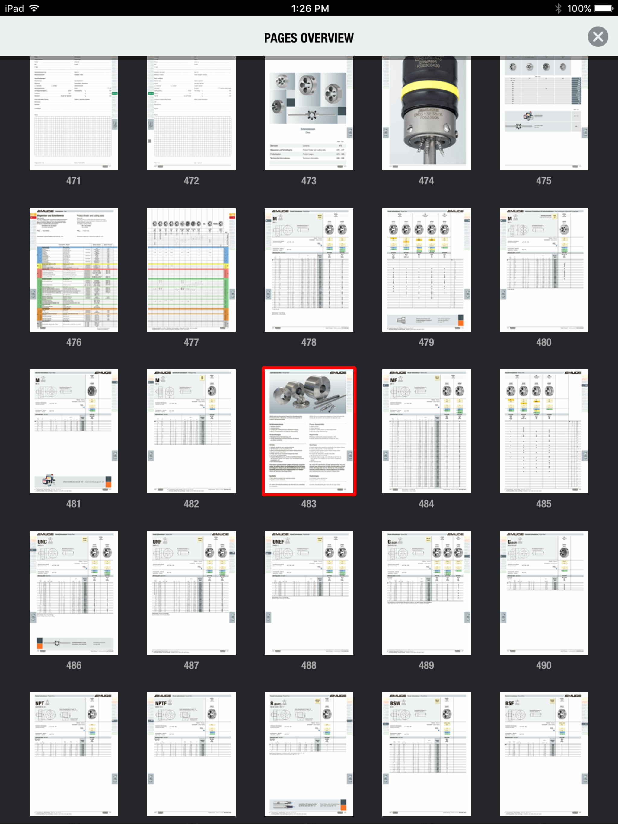 EF Catalogues · Kataloge