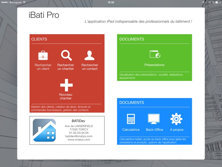 iBati Pro – app devis facture du bâtiment