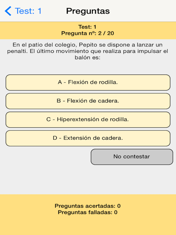 Examen EIR Enfermería Test iPad screenshot