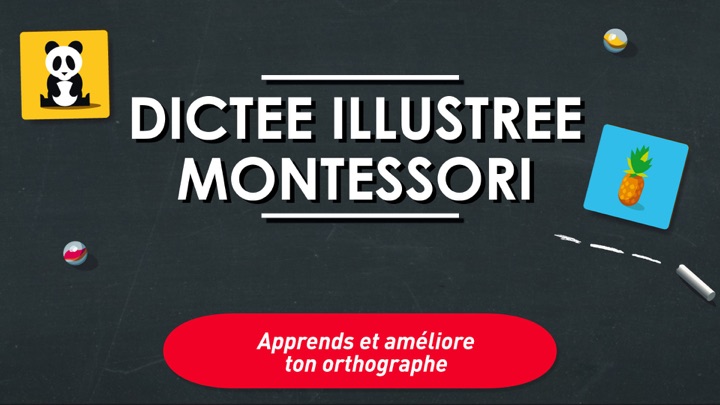 Screenshot #1 pour Dictée Illustrée Montessori - De la phonétique à l'orthographe