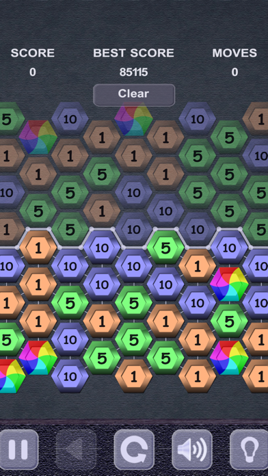 How to cancel & delete Big Hexagon Puzzle from iphone & ipad 1