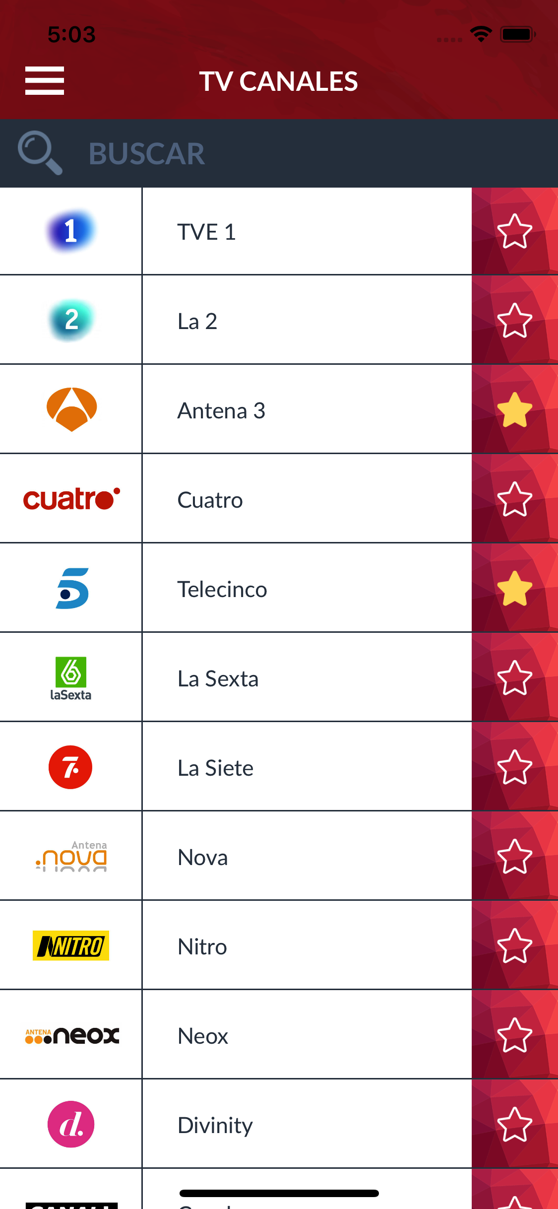 Programación TV • Guía España