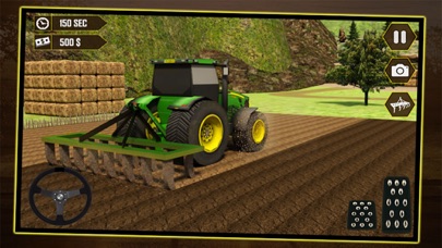 Silage Transporter Tractor Farmig Simulation iPhone screenshot