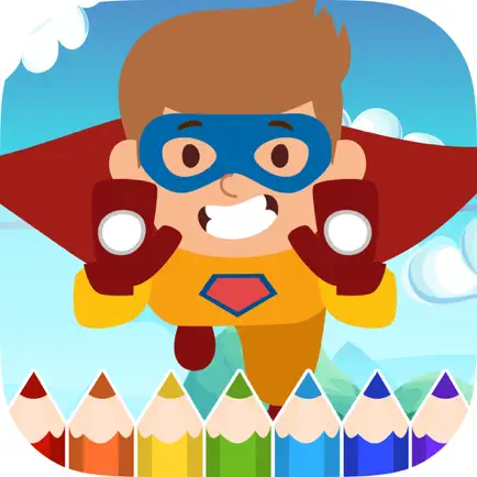 Superhero Kids Coloring Book - Painting Game Cheats
