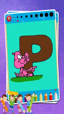 Game screenshot ABC Coloring and Cartoon Animal Alphabet apk