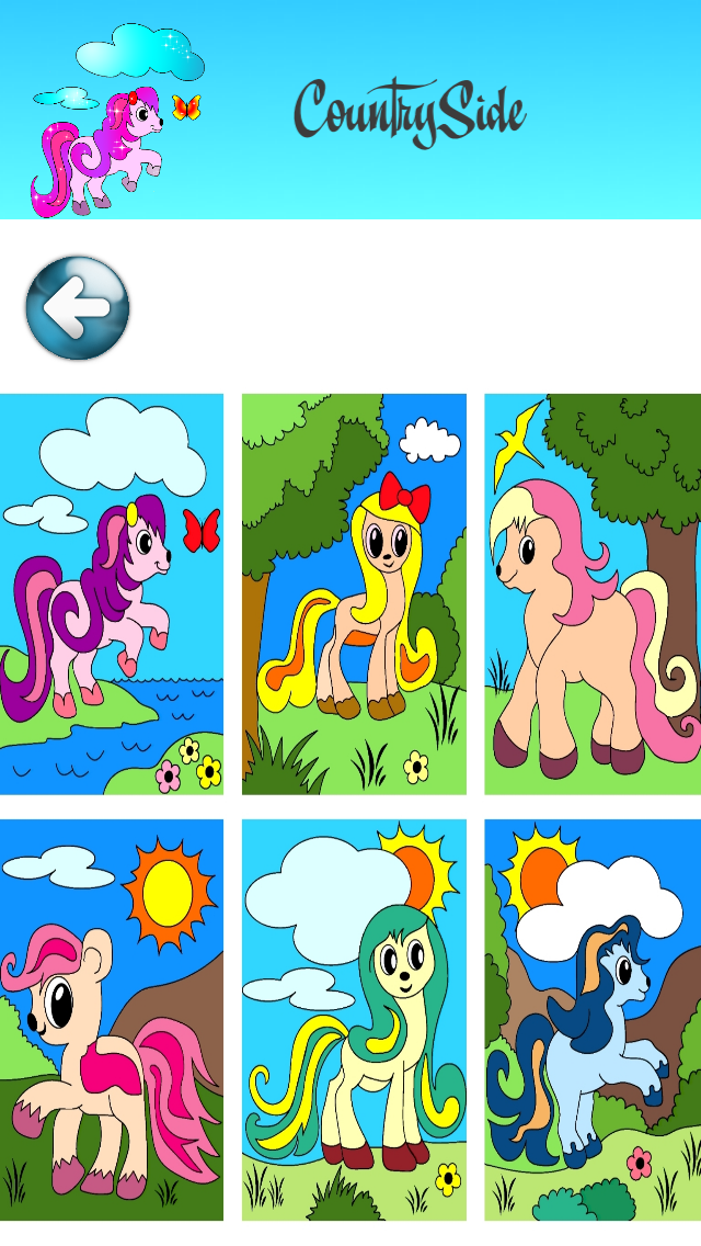 Screenshot #3 pour PONEY - coloriage a colorier e magique dessin des neiges pour mon filles e jeux pour les petit enfants