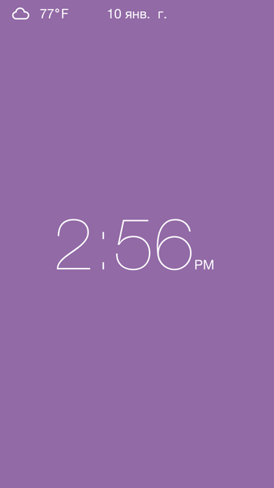 Clock - Modern deskclock with nightstand mode — скриншот 5