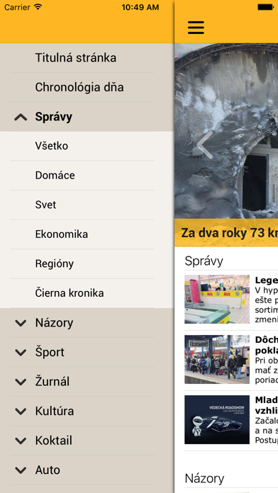 Pravda.sk Screenshot