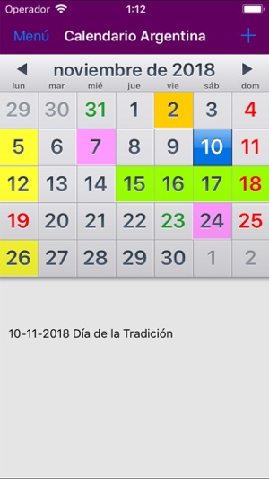 Calendario 2019 Argentina(圖1)-速報App