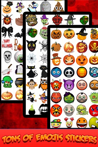 Halloween Photo Maker - Horror effect & scary face makeup with emoji emoticons screenshot 2