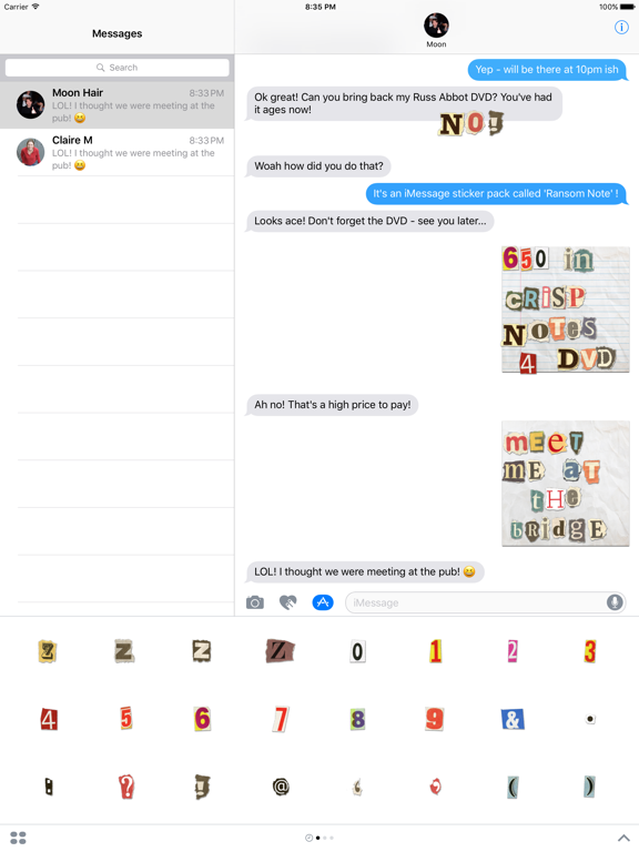 Screenshot #4 pour Ransom Note Stickers