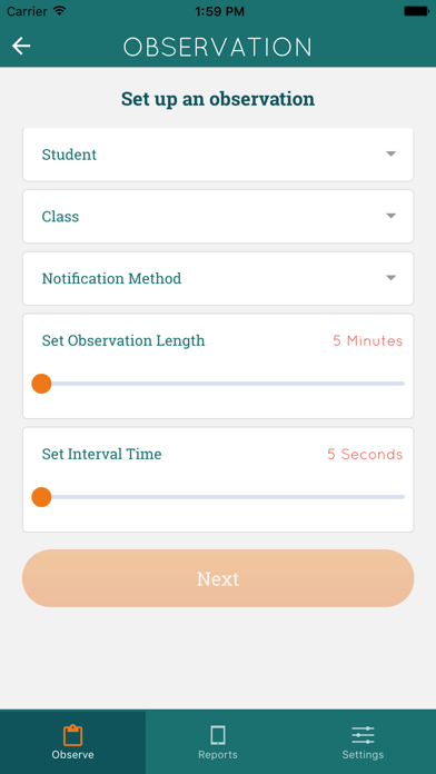 My Student Observation App screenshot