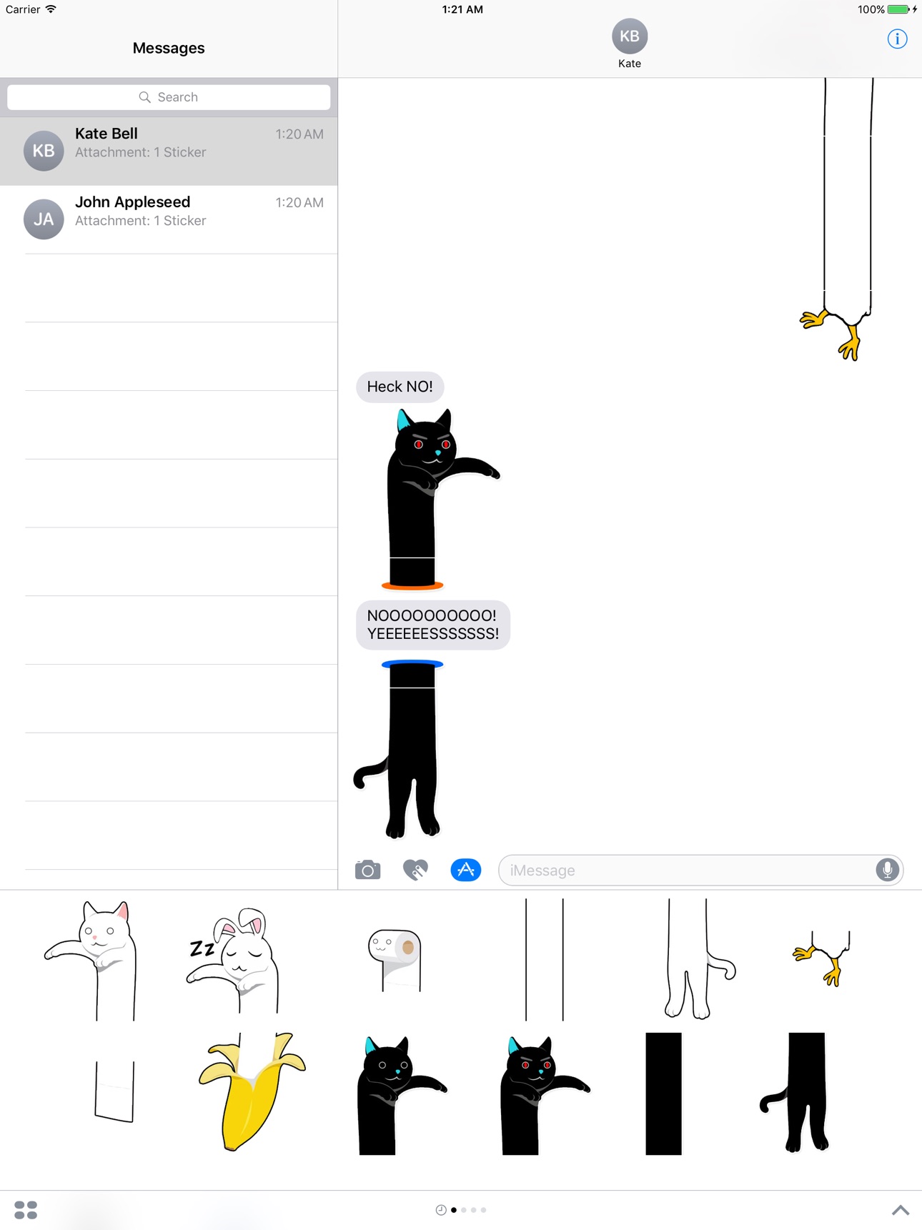 Screenshot 5 of LongCat Stickers