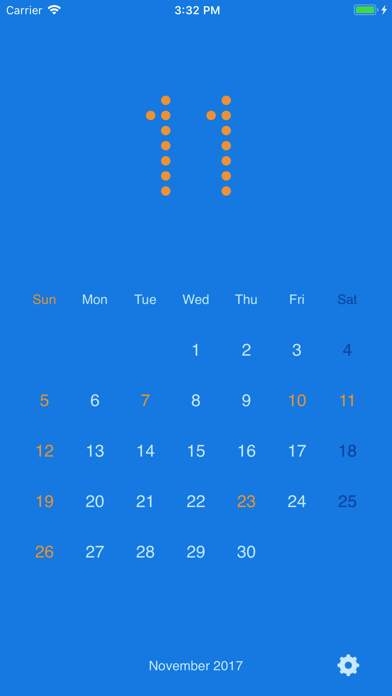 Screenshot #1 pour Pop Calendar - HolidayCalendar