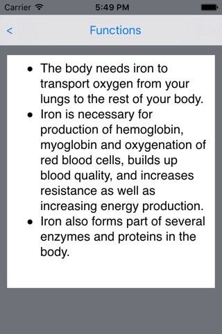 Body Minerals screenshot 2