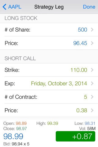 Covered call options trading screenshot 2