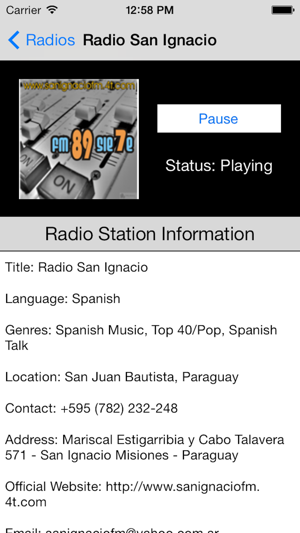 Paraguay Radio Live Player (Asunción / Spanish / Guaraní / e(圖2)-速報App