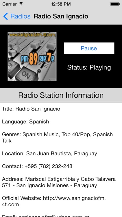 Paraguay Radio Live Player (Asunción / Spanish / Guaraní / español / Paraguayan)