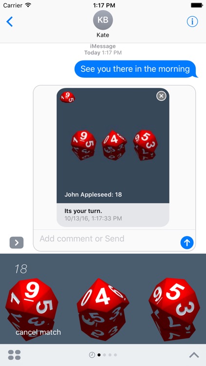 RPG D10 Role-Player Dice for iMessage screenshot-3