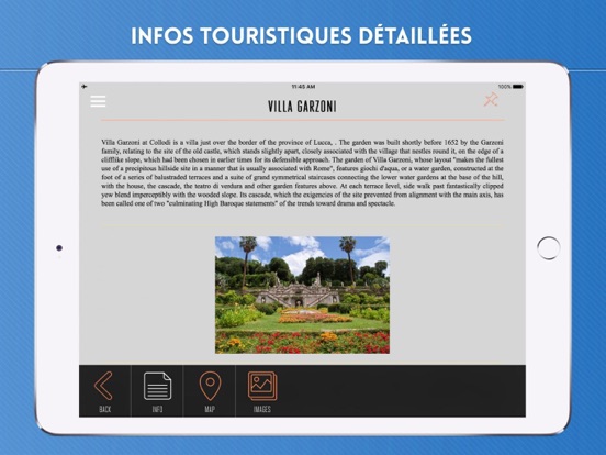 Screenshot #6 pour Lucques Guide de Voyage avec Cartes Offline