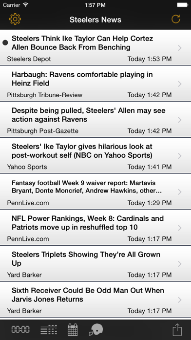 Screenshot #1 pour Football News - Steelers