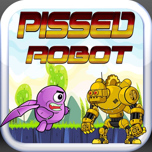 Pissed Robot Icon