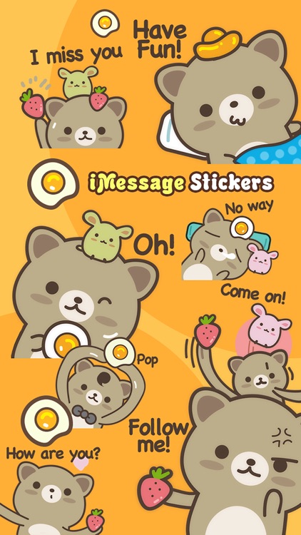 Strawberry Cat Pro - Cute Stickers by NICE Sticker screenshot-4