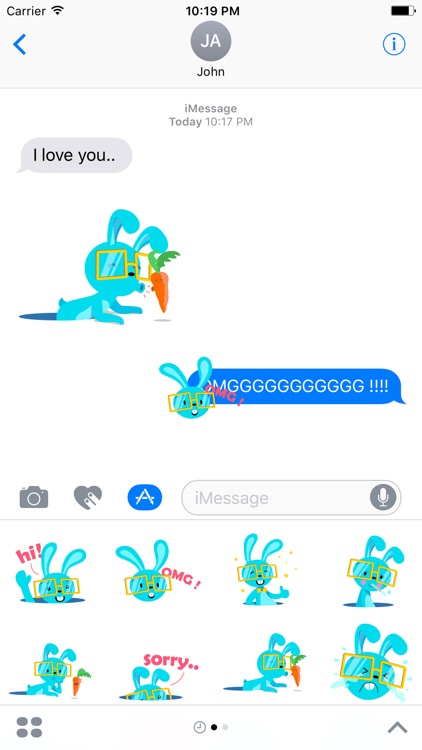 Blubunny Stickers