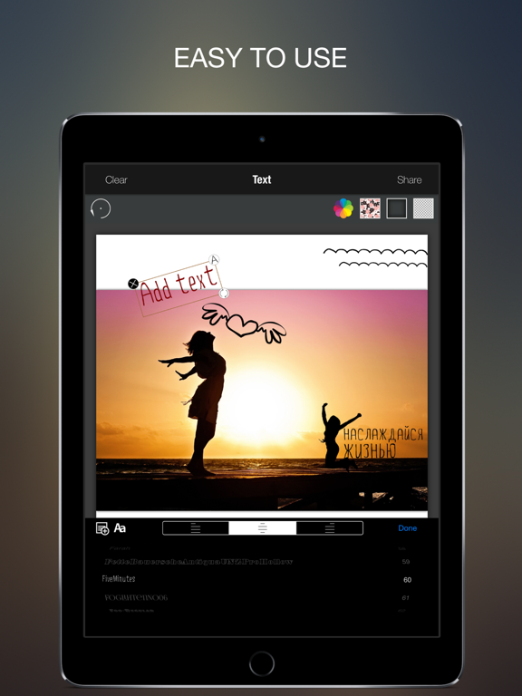 PhotoRussia Edit Photo iPad screenshot 4 - Photo & Video app