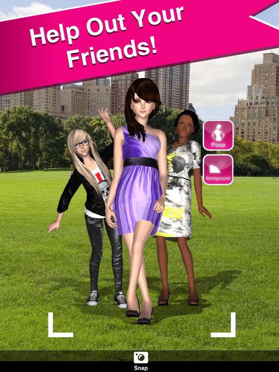 Style Me Girl - Free 3D Fashion Dressup iPad screenshot 4 - Games app
