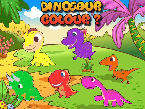 Screenshot #4 pour 2nd Grade Dinosaur Color Quiz Game Book For Kids