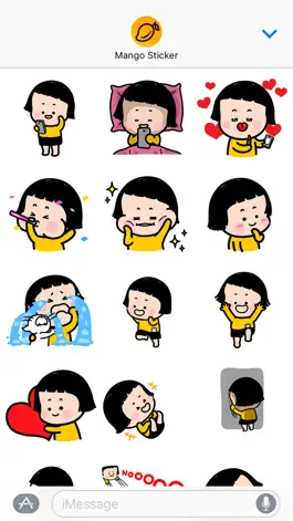 Game screenshot MiM animated - Mango Sticker mod apk