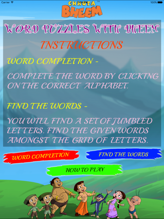 Screenshot #4 pour Word Puzzles With Bheem
