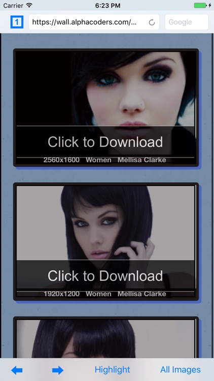 Photofile - Web image browser and photo downloader