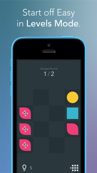Groops - A puzzle game about matching patterns screenshot 2