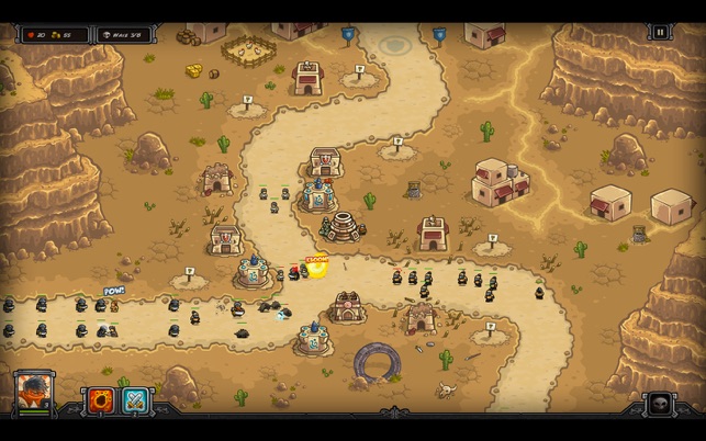 Captura de pantalla en HD de Kingdom Rush Frontiers