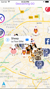 Geocaching GO screenshot