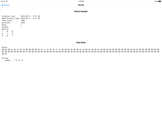 Video Info Viewer iPad screenshot 4 - Photo & Video app