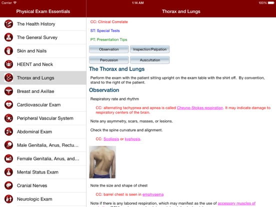 Screenshot #4 pour Physical Exam Essentials