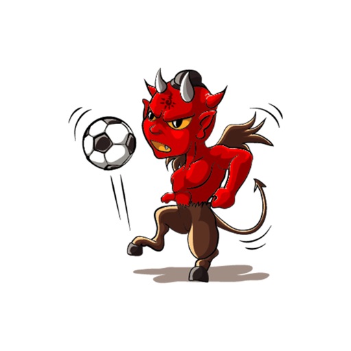 Red Devils Go! - stickers for iMessage icon