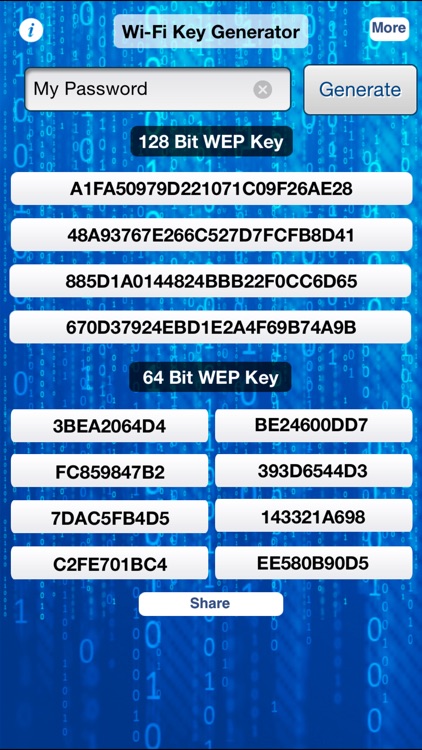 iWep Generator Pro - WiFi Passwords