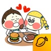 Chestnut Couple - Mango Sticker app icon - Stickers app for iPhone